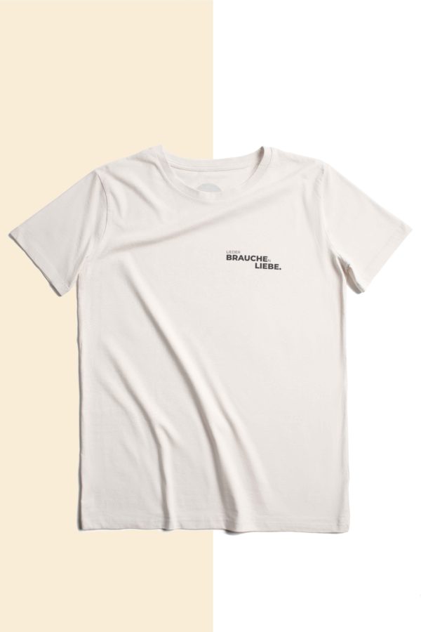 Shirt "Lieder brauchen Liebe" 100% Baumwolle, lockere Passform